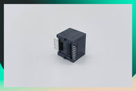 Small RJ45 Modular Jack Vertical Shielded SMT With Solder Tab 8P8C Top Entry WR-MJ 634108185321