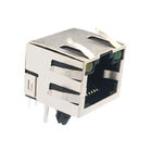 PCB SMT RJ45 Connector 1x1 Tab - Down 10 / 100 Base-T MIC26023-5134W-LF3 Phconn