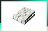 Stacked Female SFP Cage Connector Small Form Factor Pluggable 2 * 6 Ports