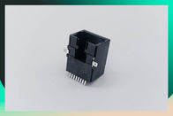 1x1 Ethernet Molex RJ45 Modular Jack 18.1L Black Horizontal Plastic Material