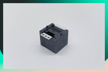 85513-5113 Vertical Shielded SMT Jack With Solder Tab 8P8C Top Entry