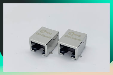 Customized 125 VAC RMS 18.1L SMD RJ45 For Video , Networking , Telecom