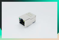 8- Pin EMI SMT RJ45 Female Connector With LED 10/100 Base And Magnetic SMD