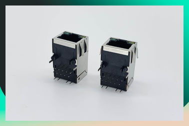 Custom Shielded RJ45 With Integrated Magnetics RML-015L-08F0-GG-MN 10/100/1000 Lan