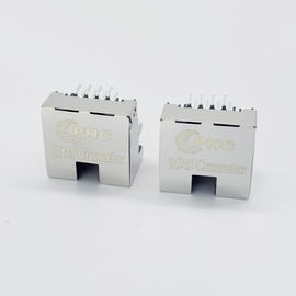 1X1 Tab Up Low Profile RJ45 Jack Without LEDs