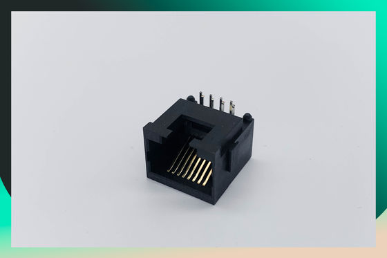 Single Port Shielded 4P4C CAT5 RJ11 RJ45 Modular Jack