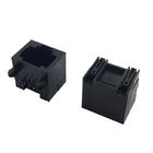 Thermoplastic Housing Modular 8P8C RJ45 Female Connector For PCB