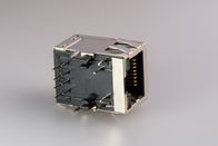 Integrated Magnetics POE RJ45 Connector , RJ45 8p8c Modular Connector With Shield / LED Transformers