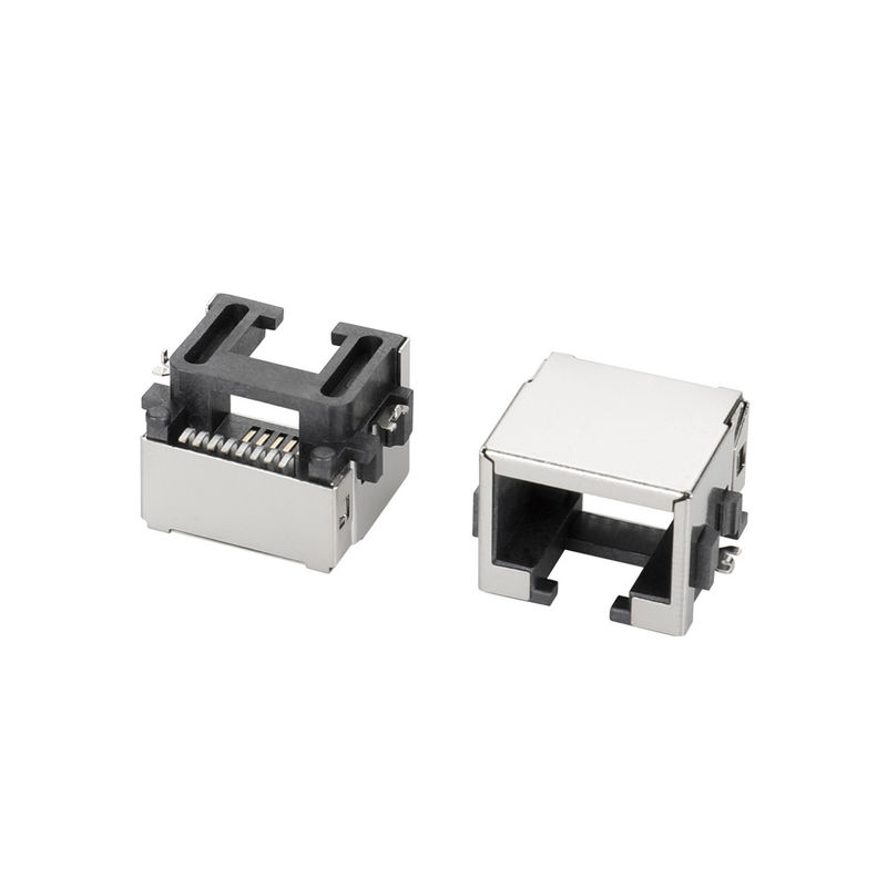 TIA EIA 568 B Compliant RJ45 Modular Jack Through Hole Mount THT Connector Perfect for Network Devices and Data Transfer