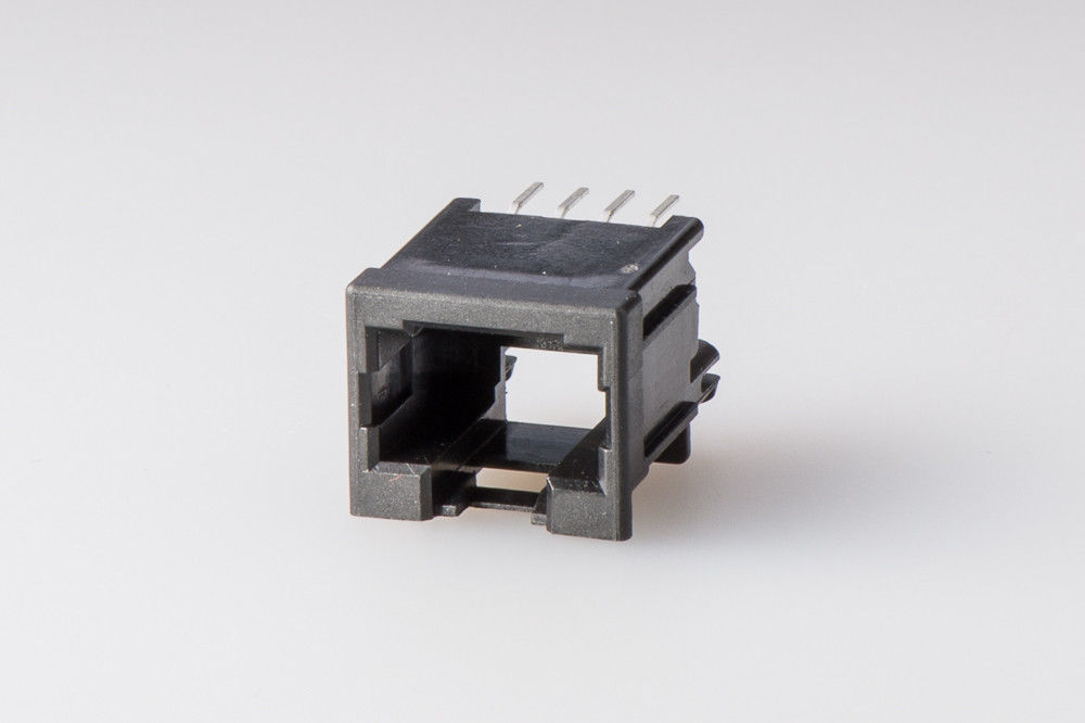 Plastic 4P4C /  6p6c /  8P8C RJ45 ModularJack Top Enter Female  Single Port